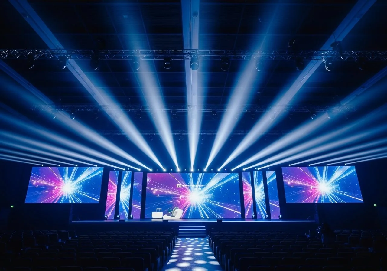 High-Tech Stage Setup